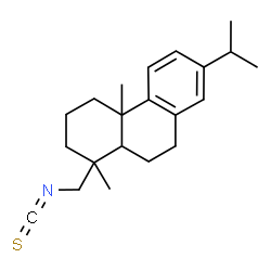 ChemSpider 2D Image | 18-Isothiocyanatoabieta-8,11,13-triene | C21H29NS