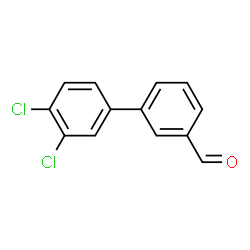 ChemSpider 2D Image | 3',4'-Dichloro-3-biphenylcarbaldehyde | C13H8Cl2O