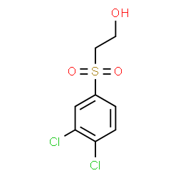 ChemSpider 2D Image | 2-[(3,4-Dichlorophenyl)sulfonyl]ethanol | C8H8Cl2O3S