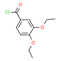 ChemSpider 2D Image | 3,4-Diethoxybenzoyl chloride | C11H13ClO3