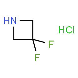 ChemSpider 2D Image | 3,3-Difluoroazetidine hydrochloride | C3H6ClF2N