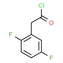 ChemSpider 2D Image | (2,5-Difluorophenyl)acetyl chloride | C8H5ClF2O