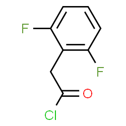 ChemSpider 2D Image | (2,6-Difluorophenyl)acetyl chloride | C8H5ClF2O