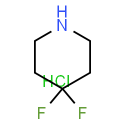 ChemSpider 2D Image | 4,4-Difluoropiperidine hydrochloride | C5H10ClF2N