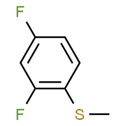 ChemSpider 2D Image | 2,4-Difluorophenyl methyl sulfide | C7H6F2S
