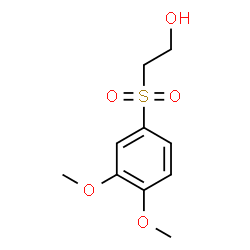 ChemSpider 2D Image | 2-[(3,4-Dimethoxyphenyl)sulfonyl]ethanol | C10H14O5S