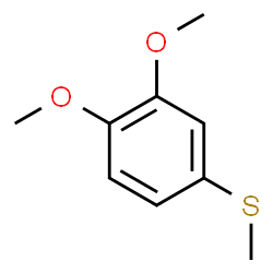 ChemSpider 2D Image | 1,2-Dimethoxy-4-(methylthio)benzene | C9H12O2S