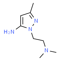 ChemSpider 2D Image | 5-Amino-N,N,3-trimethyl-1H-pyrazole-1-ethanamine | C8H16N4