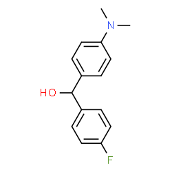 ChemSpider 2D Image | [4-(Dimethylamino)phenyl](4-fluorophenyl)methanol | C15H16FNO