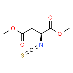 ChemSpider 2D Image | Dimethyl N-(thioxomethylene)-L-aspartate | C7H9NO4S