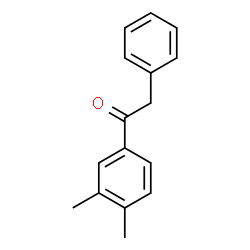 ChemSpider 2D Image | 1-(3,4-Dimethylphenyl)-2-phenylethanone | C16H16O