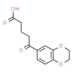ChemSpider 2D Image | 5-(2,3-Dihydro-1,4-benzodioxin-6-yl)-5-oxopentanoic acid | C13H14O5
