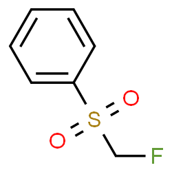 ChemSpider 2D Image | Fluoromethyl phenyl sulfone | C7H7FO2S