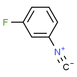 ChemSpider 2D Image | 3-Fluorophenyl isocyanide | C7H4FN
