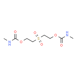 ChemSpider 2D Image | Sulfonyldi-2,1-ethanediyl bis(methylcarbamate) | C8H16N2O6S