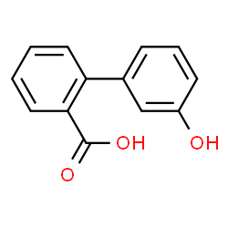 ChemSpider 2D Image | 3'-Hydroxy-2-biphenylcarboxylic acid | C13H10O3