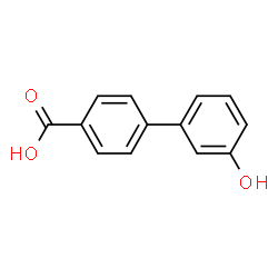 ChemSpider 2D Image | 3'-Hydroxy-4-biphenylcarboxylic acid | C13H10O3