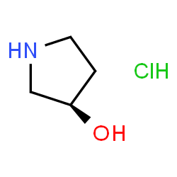 ChemSpider 2D Image | (R)-3-Hydroxypyrrolidine HCl | C4H10ClNO