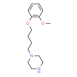 ChemSpider 2D Image | 1-[4-(2-Methoxyphenoxy)butyl]piperazine | C15H24N2O2