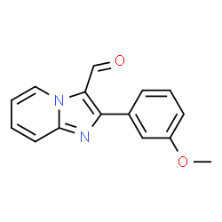 ChemSpider 2D Image | 2-(3-Methoxyphenyl)imidazo[1,2-a]pyridine-3-carbaldehyde | C15H12N2O2