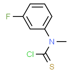 ChemSpider 2D Image | (3-Fluorophenyl)methylcarbamothioic chloride | C8H7ClFNS