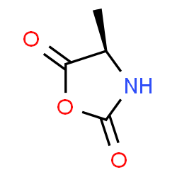 ChemSpider 2D Image | (R)-4-Methyloxazolidine-2,5-dione | C4H5NO3