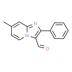 ChemSpider 2D Image | 7-Methyl-2-phenylimidazo[1,2-a]pyridine-3-carbaldehyde | C15H12N2O