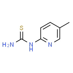 ChemSpider 2D Image | (5-Methyl-pyridin-2-yl)-thiourea | C7H9N3S