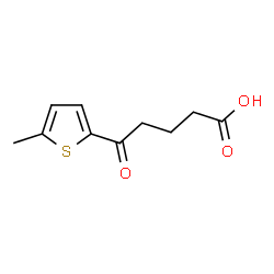 ChemSpider 2D Image | 5-(5-Methyl-2-thienyl)-5-oxopentanoic acid | C10H12O3S