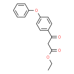 ChemSpider 2D Image | Ethyl 3-oxo-3-(4-phenoxyphenyl)propanoate | C17H16O4