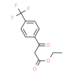 ChemSpider 2D Image | Ethyl (4-Trifluoromethylbenzoyl)acetate | C12H11F3O3
