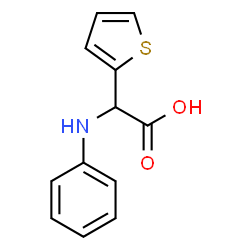 ChemSpider 2D Image | Anilino(2-thienyl)acetic acid | C12H11NO2S