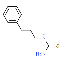 ChemSpider 2D Image | 1-(3-Phenylpropyl)thiourea | C10H14N2S
