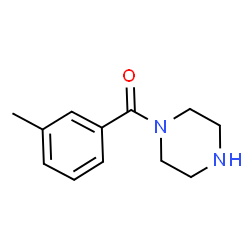 ChemSpider 2D Image | 1-(3-methylbenzoyl)piperazine | C12H16N2O