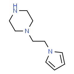 ChemSpider 2D Image | 1-(2-Pyrrol-1-yl-ethyl)piperazine | C10H17N3