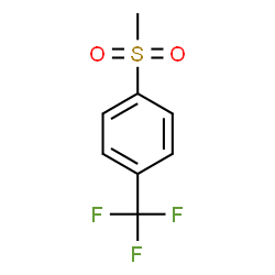 ChemSpider 2D Image | Methyl 4-(trifluoromethyl)phenyl sulfone | C8H7F3O2S