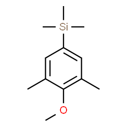 ChemSpider 2D Image | (4-Methoxy-3,5-dimethylphenyl)(trimethyl)silane | C12H20OSi