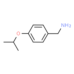 ChemSpider 2D Image | 4-Isopropoxybenzylamine | C10H15NO