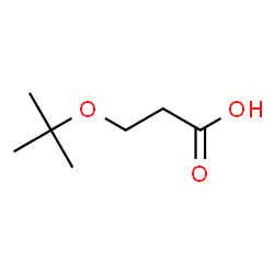 ChemSpider 2D Image | 3-tert-Butoxypropanoic acid | C7H14O3
