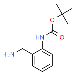 ChemSpider 2D Image | 2-(Boc-Amino)Benzylamine | C12H18N2O2