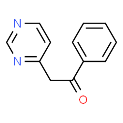 ChemSpider 2D Image | 1-Phenyl-2-(4-pyrimidinyl)ethanone | C12H10N2O