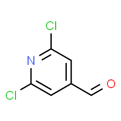 ChemSpider 2D Image | 2,6-Dichloroisonicotinaldehyde | C6H3Cl2NO