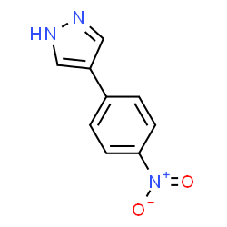 ChemSpider 2D Image | 4-(4-Nitrophenyl)-1H-pyrazole | C9H7N3O2
