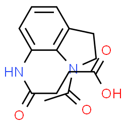 ChemSpider 2D Image | 4-((1-acetylindolin-7-yl)amino)-4-oxobutanoic acid | C14H16N2O4