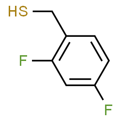 ChemSpider 2D Image | 2,4-Difluorobenzenemethanethiol | C7H6F2S