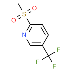 ChemSpider 2D Image | 2-Methylsulfonyl-5-trifluoromethylpyridine | C7H6F3NO2S