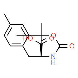 ChemSpider 2D Image | Boc-Phe(4-Me)-OH | C15H21NO4