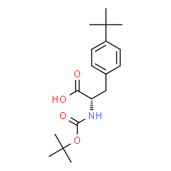 ChemSpider 2D Image | Boc-4-tert-butyl-Phe-OH | C18H27NO4