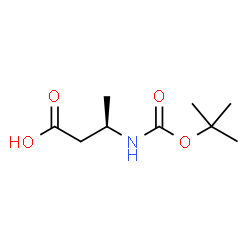 ChemSpider 2D Image | Boc-D-beta-homoalanine | C9H17NO4