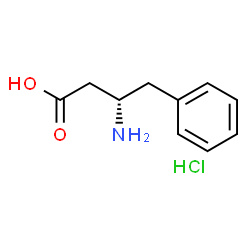 ChemSpider 2D Image | L-beta-Homophenylalanine HCl | C10H14ClNO2